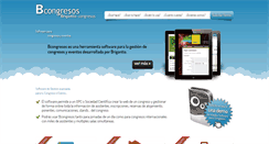 Desktop Screenshot of bcongresos.com